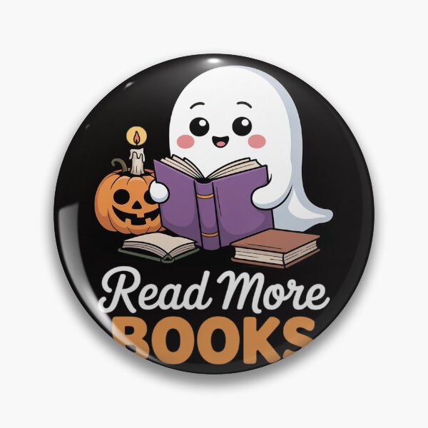Item preview, Halloween Teacher Women Cute Reading Ghost Read More Books designed and sold by margaridroso.