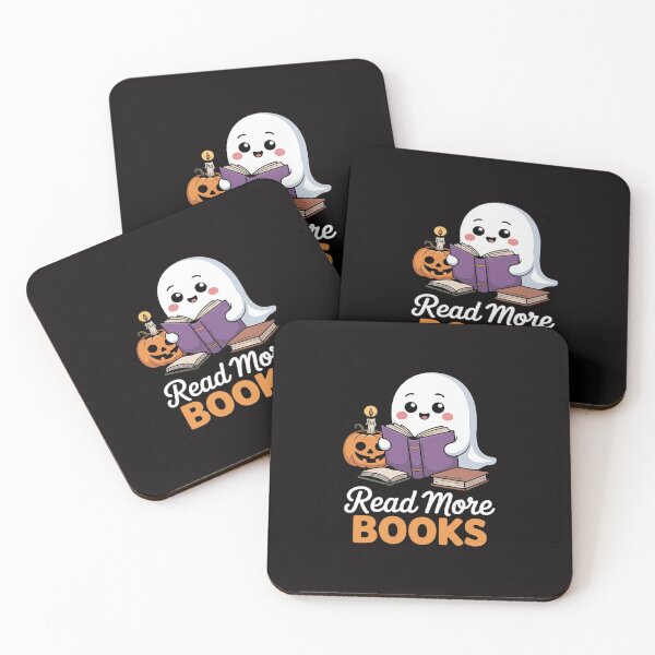 Item preview, Halloween Teacher Women Cute Reading Ghost Read More Books designed and sold by margaridroso.