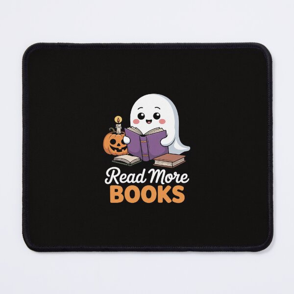 Item preview, Halloween Teacher Women Cute Reading Ghost Read More Books designed and sold by margaridroso.