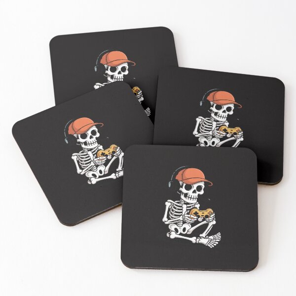 Item preview, Halloween Skeleton Gamer Video Gaming Boys Men Kids designed and sold by margaridroso.