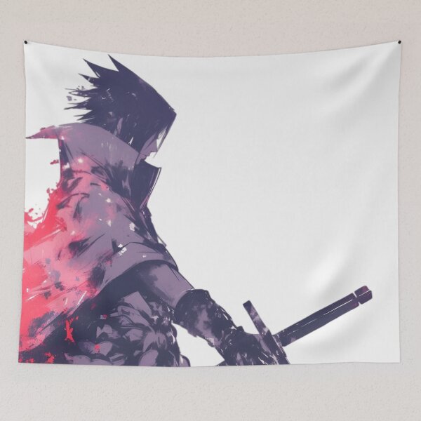 Item preview, Shadowblade Wanderer – Dark Anime Warrior Art designed and sold by Dyan4.