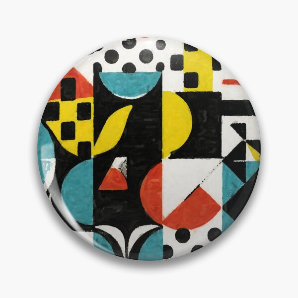 Item preview, Mid-Century Modern Bauhaus Grunge Style Abstract Design designed and sold by DEC02.