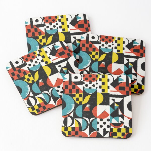 Item preview, Mid-Century Modern Bauhaus Grunge Style Abstract Design designed and sold by DEC02.
