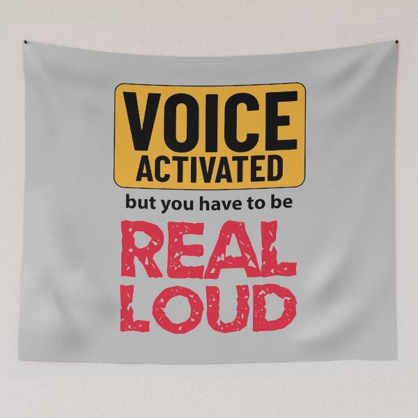 Item preview, Voice Activated – Funny Sarcastic Introvert Humor designed and sold by WIZECROW.
