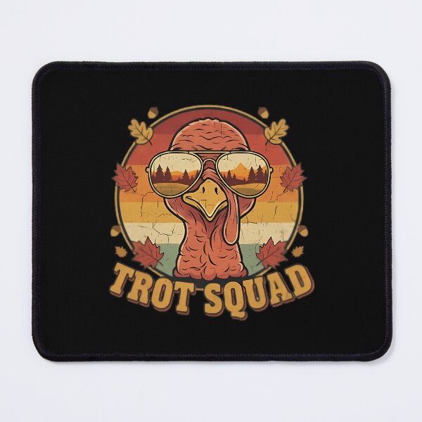 Item preview, 80s Fall Gobble Trot Cute Happy Squad Thanksgiving designed and sold by CalvinVanAuken.