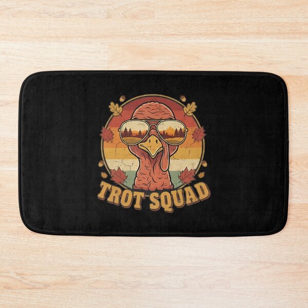Item preview, 80s Fall Gobble Trot Cute Happy Squad Thanksgiving designed and sold by CalvinVanAuken.