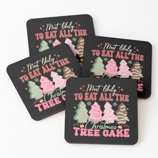 Item preview, Christmas To Vintage Funny Retro Eat Most Classic Cakes The Tree Likely All designed and sold by MediarMedic.