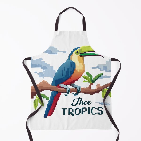 Item preview, The Colorful Parakeet Pixel Art designed and sold by givememytees.