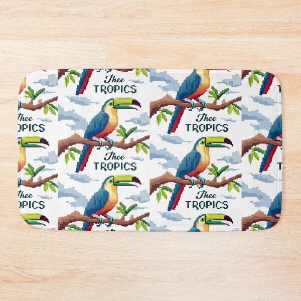 Item preview, The Colorful Parakeet Pixel Art designed and sold by givememytees.