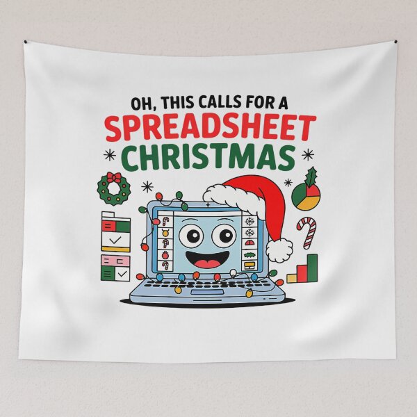 Item preview, Nerd Fashion Oh This Christmas Classic Holiday Funny For Spreadsheet Calls designed and sold by JasonCorvar.