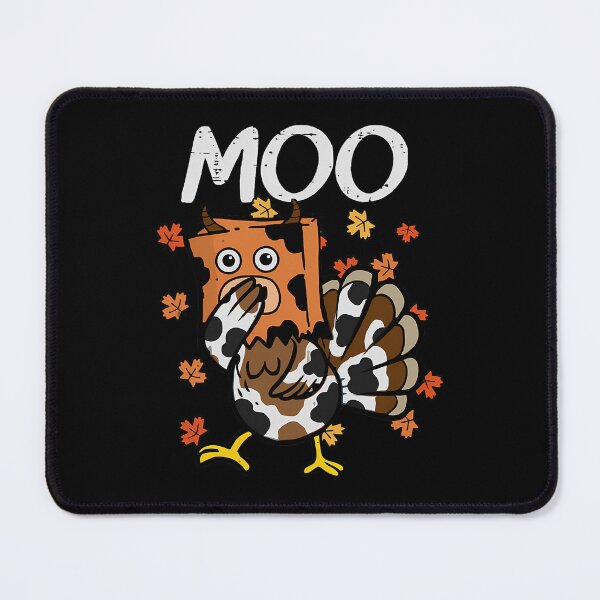 Item preview, Thanksgiving Day Moo Festive Funny Cow Holiday Turkey 90s designed and sold by rebeccathanuos.