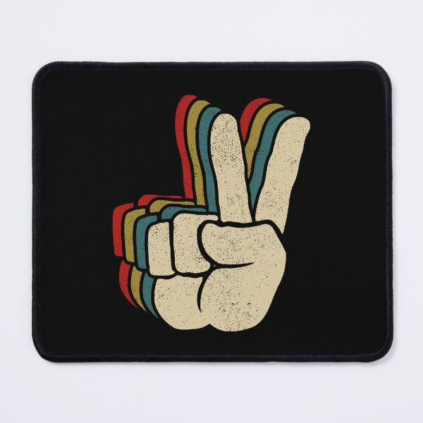 Item preview, Retro Peace Sign - V Fingers Hand designed and sold by ishanaveraty.