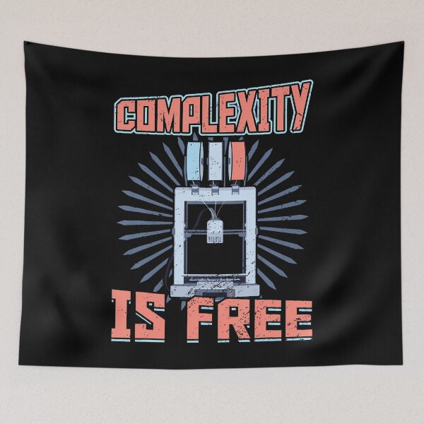 Item preview, Complexity Is Free 3D Printing designed and sold by MarcellaTerri.
