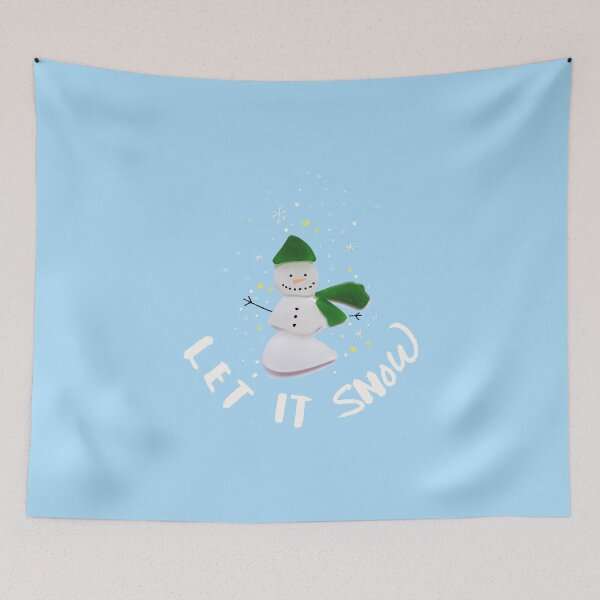 Item preview, Seaglass Snowman - Let It Snow designed and sold by Lee Yeng.