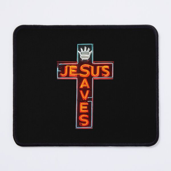 Item preview, Vintage Jesus Saves Cross Christian Retro Bible Verse designed and sold by TaraAnnie.