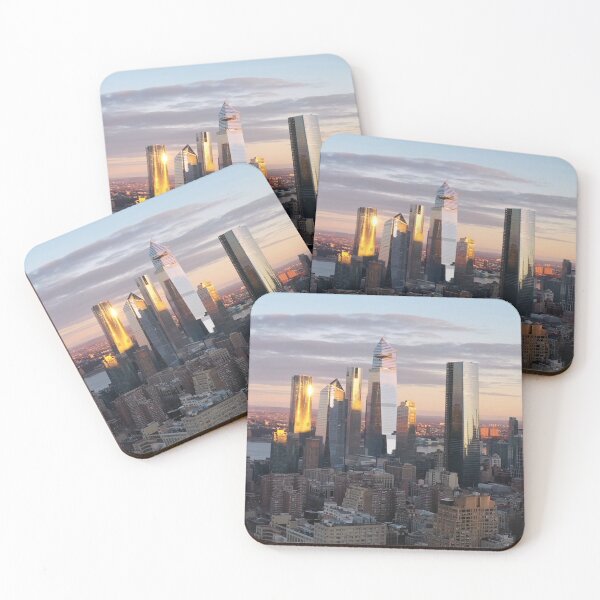 Item preview, A bird view of Hudson Yard at sunrise designed and sold by NYConlineStore.