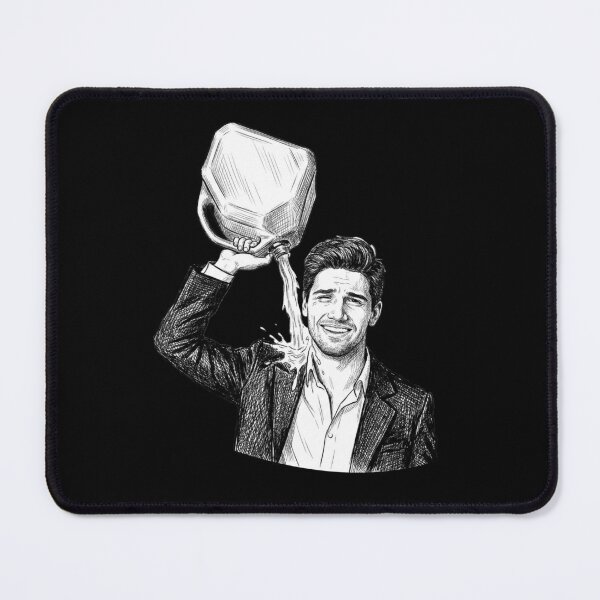 Item preview, Man Pouring Gasoline On Himself designed and sold by Naux | Design & Illustration.