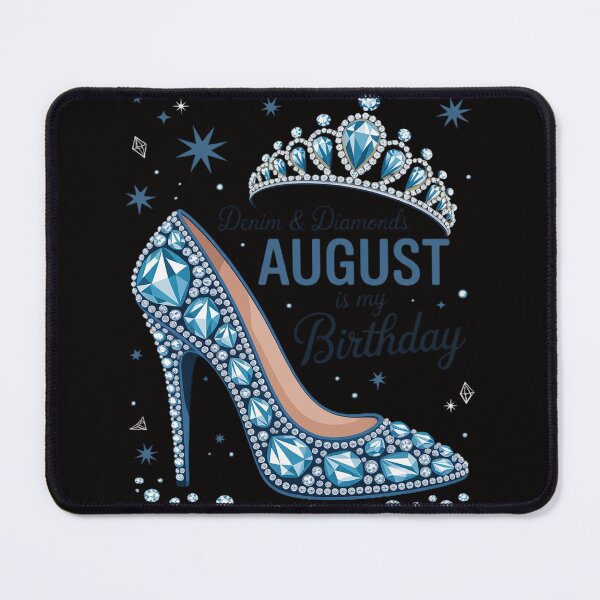 Item preview, Fabulous Denim & Diamonds August Birthday Queens High Heels designed and sold by BotboutiquePre.