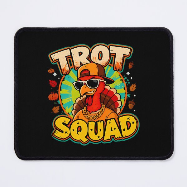 Item preview, Cute Fall Trot Happy Thanksgiving Gobble 80s Squad designed and sold by CalvinVanAuken.