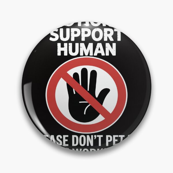 Item preview, Emotional Support-Human Halloween Do Not Pet Me designed and sold by BotboutiquePre.