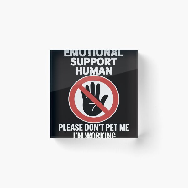 Item preview, Emotional Support-Human Halloween Do Not Pet Me designed and sold by BotboutiquePre.
