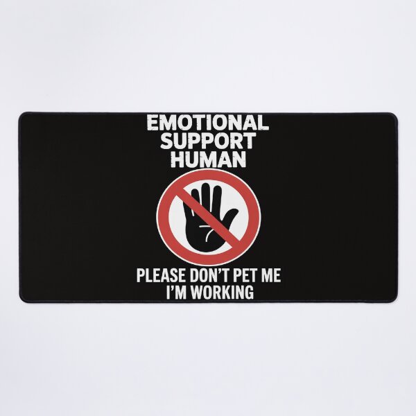 Item preview, Emotional Support-Human Halloween Do Not Pet Me designed and sold by BotboutiquePre.