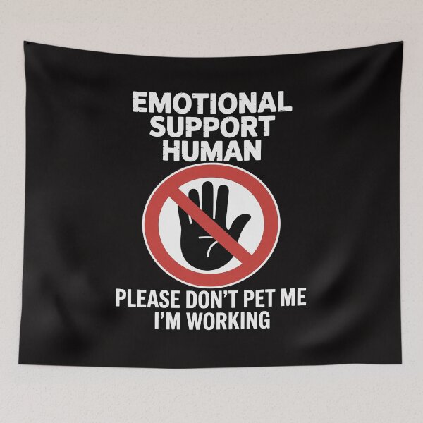 Item preview, Emotional Support-Human Halloween Do Not Pet Me designed and sold by BotboutiquePre.