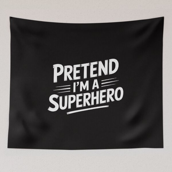 Item preview, Easy Lazy Halloween PRETEND I'M A SUPERHERO designed and sold by BotboutiquePre.