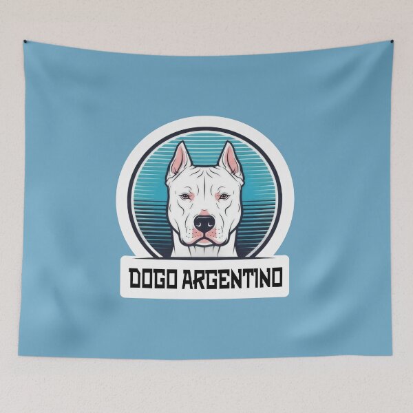 Item preview, Dogo Argentino Dog Breed Portrait Logo designed and sold by KiwiRider.