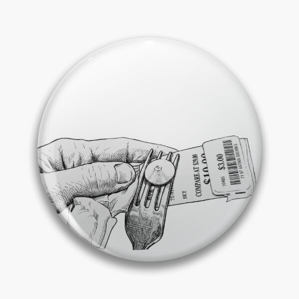 Item preview, Removing Security Tags from Clothing designed and sold by Naux | Design & Illustration.