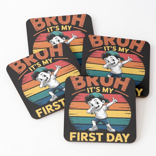 Item preview, Dabbing Boy Bruh It's My First Day Of Kindergarten designed and sold by BotboutiquePre.
