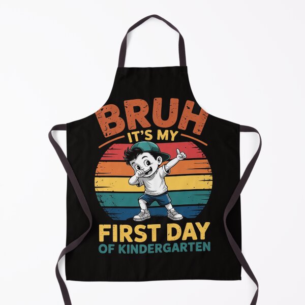 Item preview, Dabbing Boy Bruh It's My First Day Of Kindergarten designed and sold by BotboutiquePre.