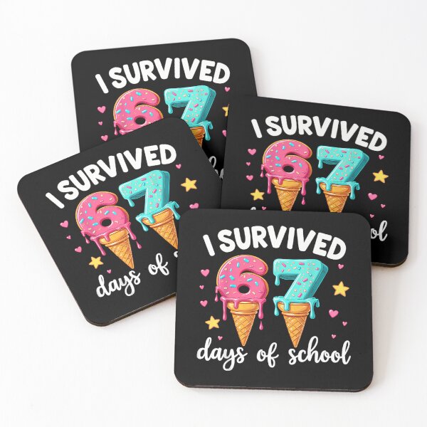 Item preview, Teacher Student 67 I Survived Days School Funny Meme of Classic 67 designed and sold by SteveSaccoro.