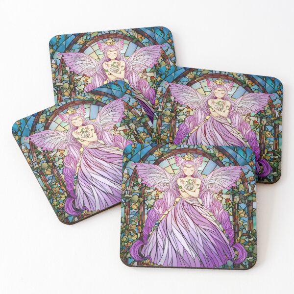 Item preview, Harvest Goddess Stained Glass designed and sold by Mealbug.