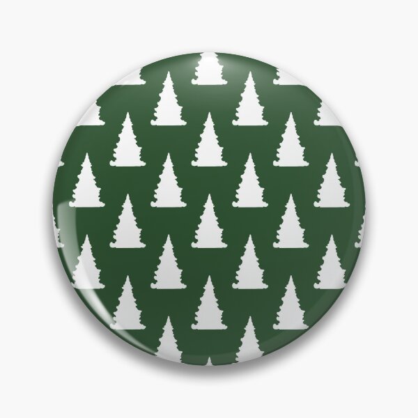 Item preview, Green and white Christmas tree silhouette pattern designed and sold by by-jwp.