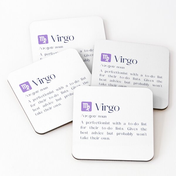 Item preview, Virgo Definition Typography Zodiac Design designed and sold by HasHs.