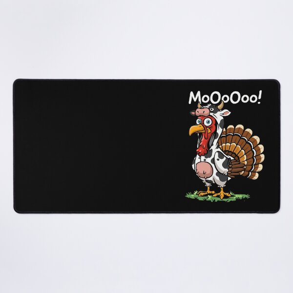 Item preview, Festive 90s Cow Funny Moo Thanksgiving Day Turkey Holiday designed and sold by rebeccathanuos.