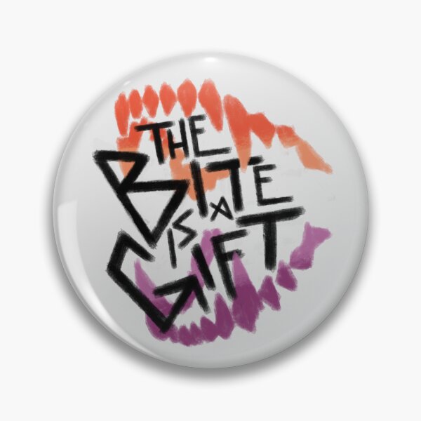 Item preview, The Bite Is A Gift Lesbian Flag designed and sold by Sm@shM0uthT0zier.