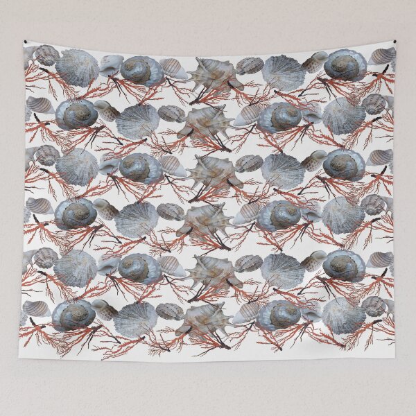 Item preview, Sea Shells & Coral - The Snazz Collection designed and sold by Brigitte Barabas.