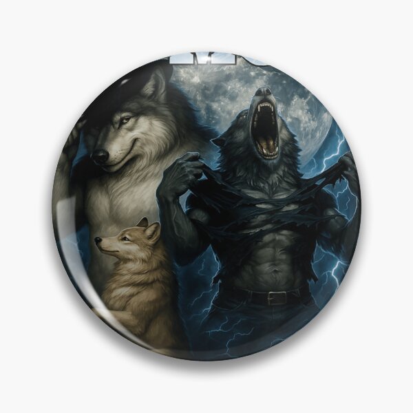 Item preview, No More Mister Nice Guy Werewolf Transformation Full Moon Lightning designed and sold by LizzyKeiko.
