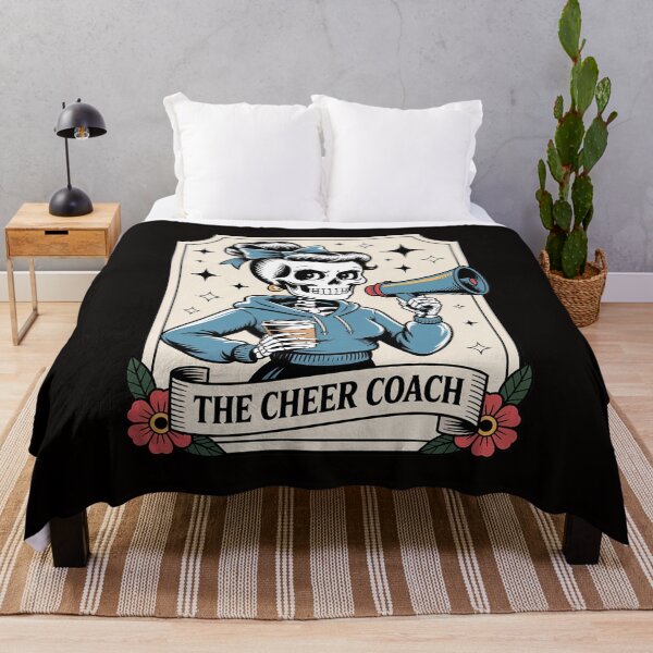 Item preview, Cheer Coach Tarot Card Skeleton Cheerleading Coach Halloween designed and sold by silladive.