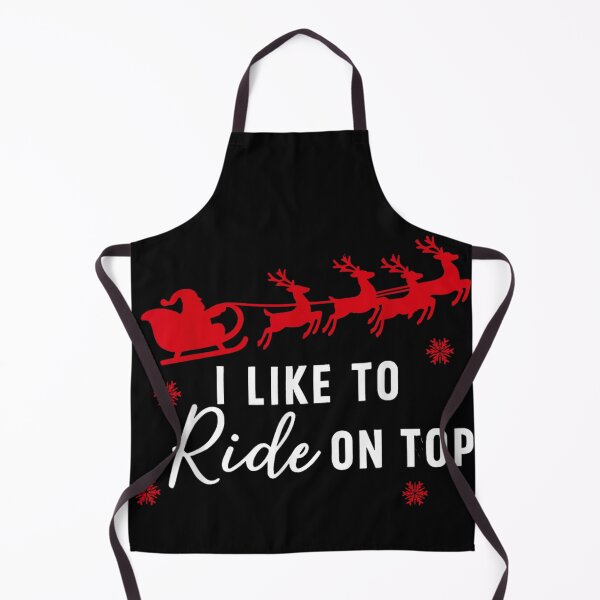 Item preview, I Like To Ride On Top Funny Santa Sleigh Christmas Quote designed and sold by LizzyKeiko.