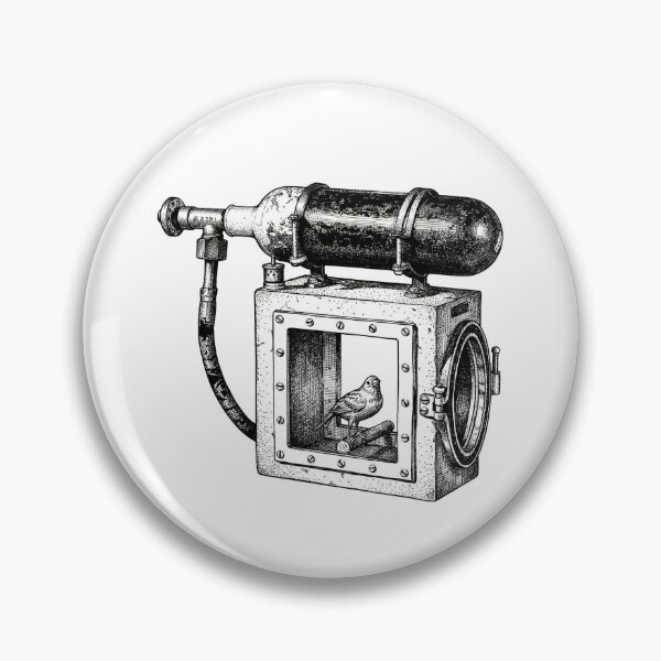 Artikelvorschau, Sauerstoffkammer des Kohlebergwerks entworfen und verkauft von Naux | Design & Illustration.