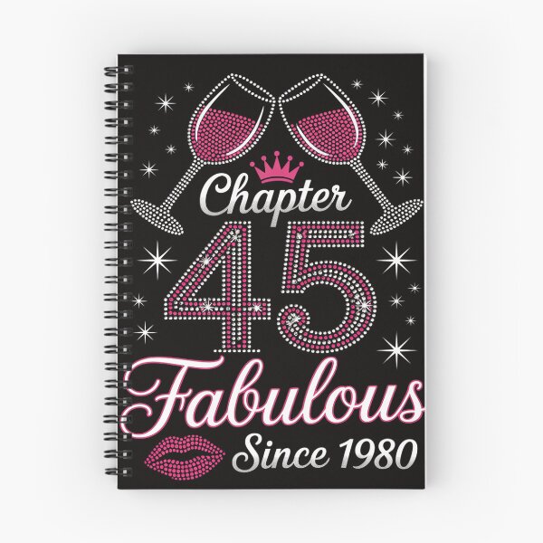 Item preview, Chapter 45 Fabulous Since 1980 45Th Birthday Gift For Women designed and sold by silladive.