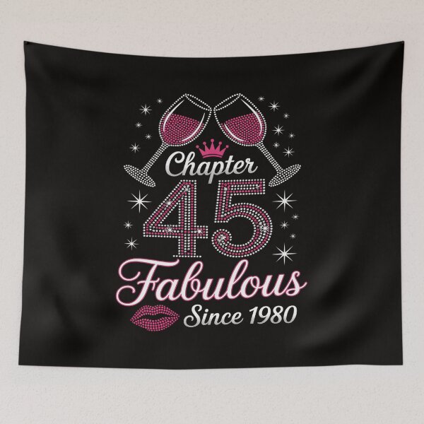 Item preview, Chapter 45 Fabulous Since 1980 45Th Birthday Gift For Women designed and sold by silladive.