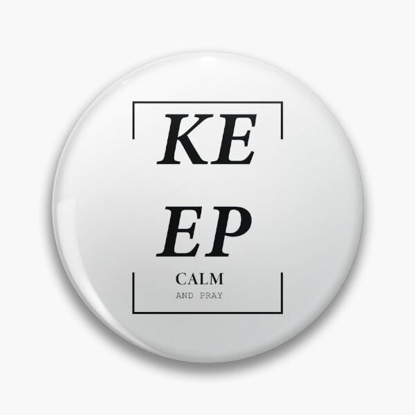 Item preview, keep calm and pray designed and sold by PixelWaveBD.