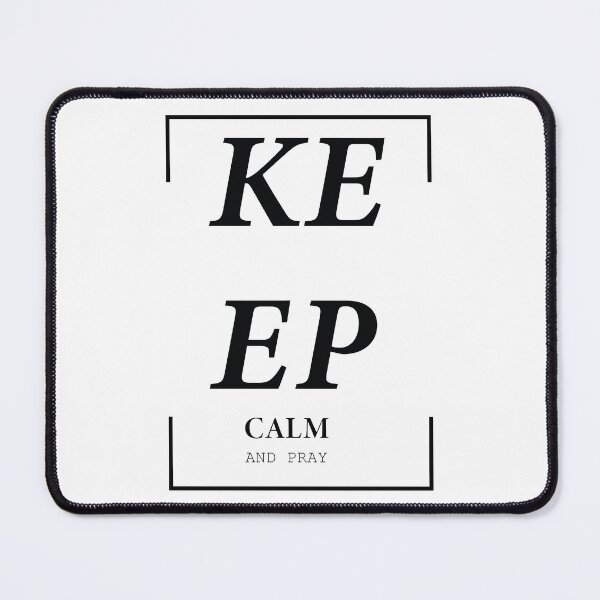 Item preview, keep calm and pray designed and sold by PixelWaveBD.