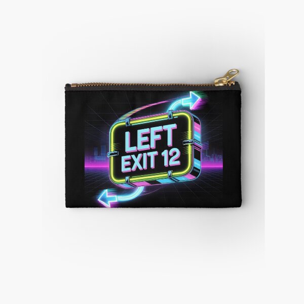 Item preview, Left Exit 12 Neon Sign Retro Futuristic City Grid Design designed and sold by SplashTastic.