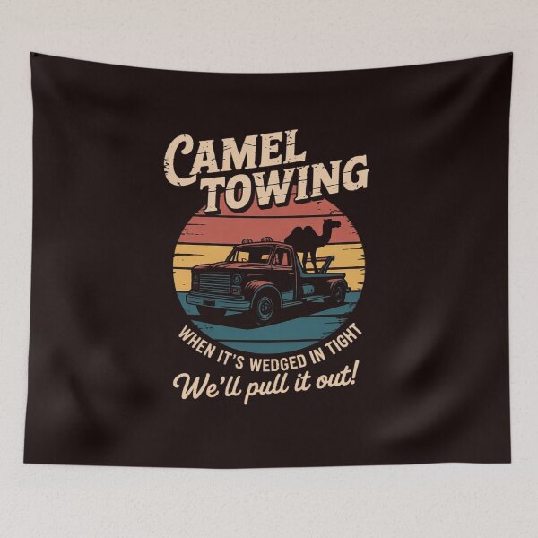 Item preview, Camel Towing Adult Humor Saying Halloween designed and sold by hettingerchaim.