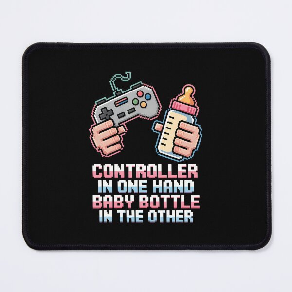 Item preview, Controller In One Hand Baby Bottle In The Other Dad Gamer designed and sold by DonnieJennie.